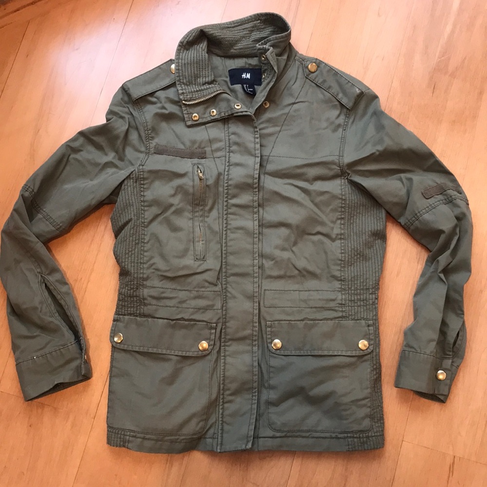 H&M Green Anorak Jacket